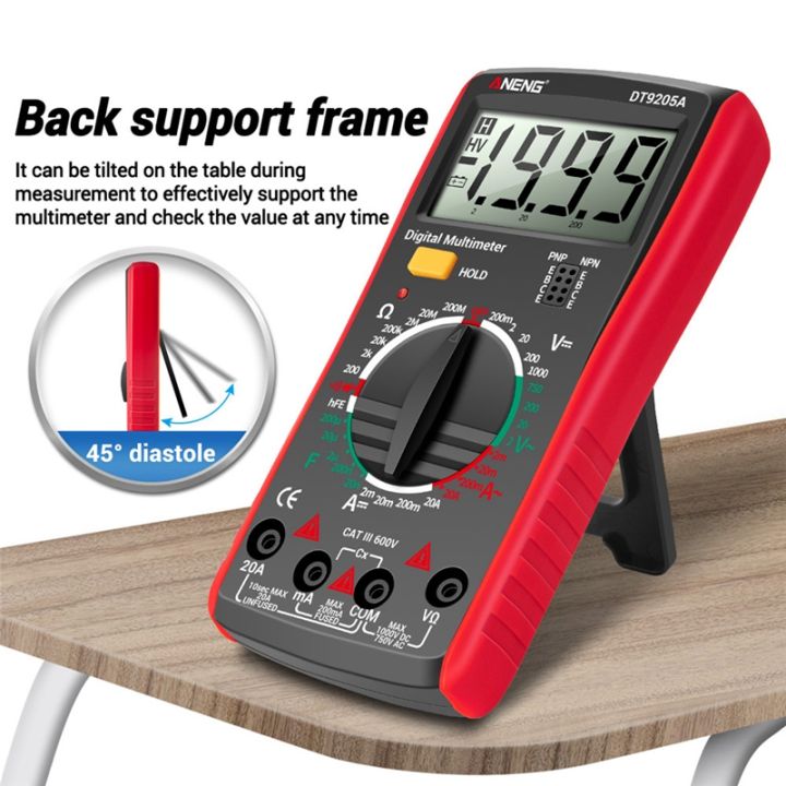 ANENG%20DT9205A%20Digital%20Multimeter%20AC/DC%20Transistor%20Tester%20Electrical%20NCV%20Test%20Meter%20Profesional%20Analog%20Auto%20Range%20-%20Image%205