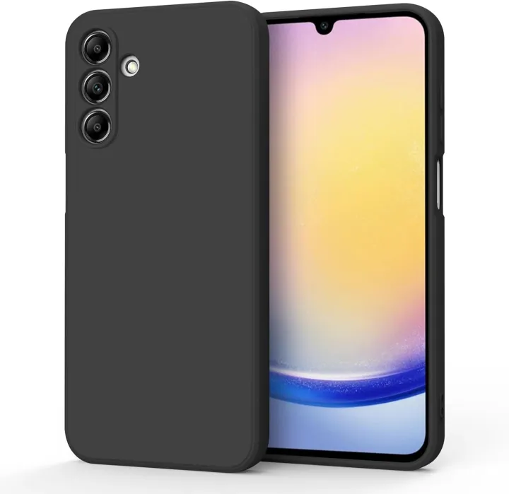 Silicone%20case%20for%20Samsung%20Galaxy%20A15%205G%20%7C%20Microfiber%20Inside%20%7C%20360%20Degree%20Camera%20Protection%20Bump%20Back%20Phone%20Cover%20-%20Image%202