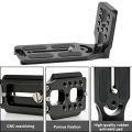 For Sony Fuji Dslr Universal 1/4 Inch Screw Camera L Bracket Swiss Vertical Video L Plate. 