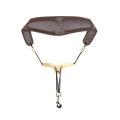 ARELENE Saxophone Shoulder Neck Strap Adjustable Sax Double Shoulder Strap Harness Sax Musical Instruments Accessories Brown. 