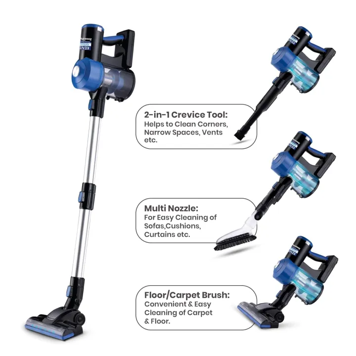 KENT%20Zoom%20Plus%20Cordless%20Vacuum%20Cleaner%20150%20Watt%20With%20%20Multi%20Nozzle%20Operation%20&%20%20Cyclone5%20Technology%20%20(Blue,%20Black)%20-%20Image%202