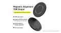 Baseus Simple Magnetic Wireless Charger(suit for IP12) Black. 