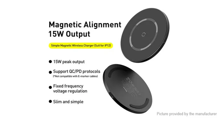 Baseus%20Simple%20Magnetic%20Wireless%20Charger(suit%20for%20IP12)%20Black%20-%20Image%205