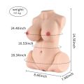 Lifelike Sex Doll Dual Entry 3D Realistic Size Women Sex Torso Love Sex Toy For Men. 