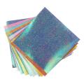 Origami star Colored origami Rainbow paper Thick card Flash paper Glossy paper Birthday party decoration. 