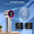 Chiso Nepal Mini Portable Fan Upto 8 hours Battery | Portable Hand Fan Outdoor 3000mAh Battery Powerful 100-High Speed Led Display Handheld Fan Rechargeable Personal Fan. 