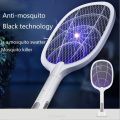 1200Mah Usb Rechargeable Electric Mosquito Swatter Killer Handheld Racket Insect Fly Bug Wasp Fly Swatter Electric Tennis Bat. 