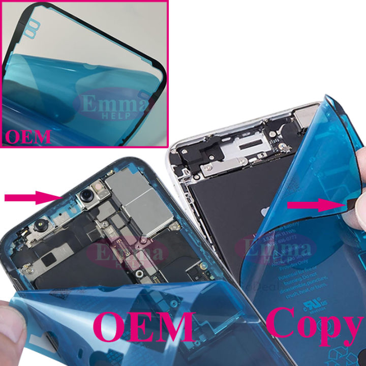 10pcs%20OEM%20Waterproof%20Sticker%20for%20iPhone%2014%2013%2012%2011%2015%20XS%20Pro%20Max%20X%20XR%208%207%20Plus%20Seal%20Adhesive%20Pre-Cut%20LCD%20Screen%20Frame%20Tape%20Glue%20-%20Image%202