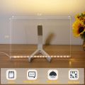 Glow Message LED Board | Light-Up Acrylic Writing Tablet | 3D LED Dry Erase Sign with Stand for Notes, Art & Display. 
