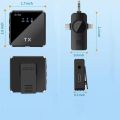 F11-2 Wireless Microphone 3 in 1, Noise Cancellation Wireless Mic for Youtubers, Video Recording, Facebook, Compatible with Type-C. 