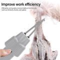 Electric Poultry Plucker Efficient Hair Removal Handheld Chicken Defeather for Goose Duck. 