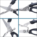 Poultry Shears / Shear - Heavy Duty Kitchen Scissors for Cutting Chicken / Game / Bone / Fish / Meat - Chopping Food - Spring Loaded. 