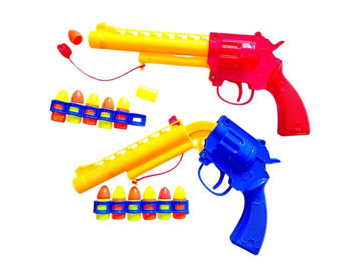 Gun Toy For Kids Revolver With Plastic Bullets