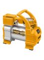 Ingco Power Tools Auto Air Compressor For Car And Bike With 1PCS LED Light - 3M Cord - & 1Pcs Battery Clips & 4pcs Nozzle Adapters. 