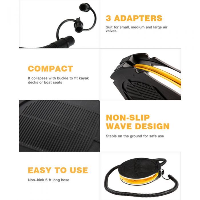 Kingcamp%20Foot%20Pump%20For%20Flocked%20Camping%20Airbed%20-%20Image%207