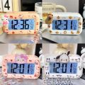New Sanrio Hello Kitty Alarm LED Digital Clock Mini with Night Light Cartoon Alarms Clocks Multi-function Cute Desktop Clock Desktop Ornament Gifts. 