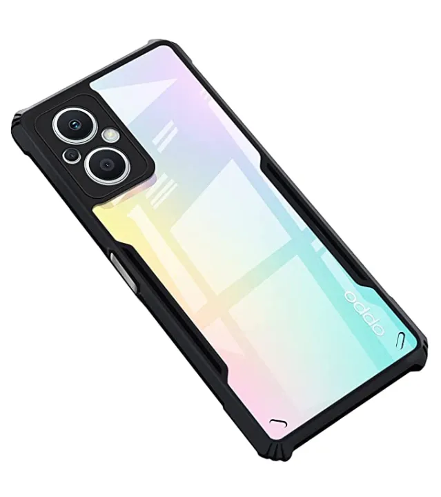 Case%20for%20Oppo%20Reno%207z%205G%20-%20Transparent%20Polycarbonate%20Soft%20Bumper%20Mobile%20Back%20Cover%20-%20Image%205