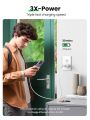 ( CD137 60449) UGREEN 20W USB C Charger PD Fast Charger Block USB-C Wall Charger Power Adapter Compatible with i OS and android IN WHITE. 