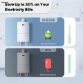 Sutuiying MOES Smart Plug Matter Wi-Fi Socket 16A Smart Timer Outlet Power Luxury Monitor Support TUYA Apple Homekit Work With Google Home Alexa. 