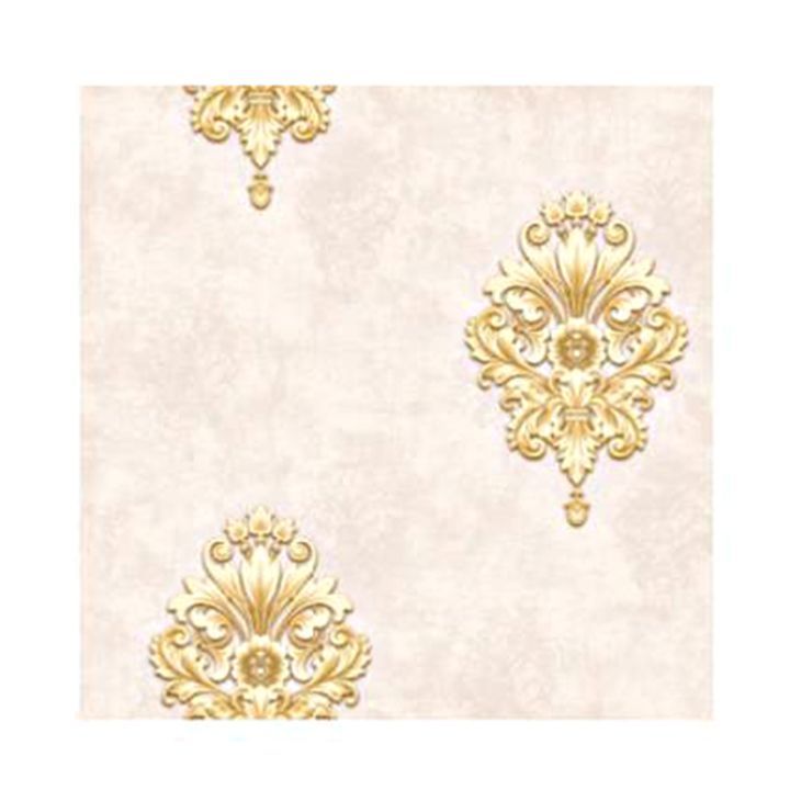 3D%20Royal%20Vintage%20Elegant%20Gold%20Damask%20Wallpaper%20Embossed%20Textured%20Non-woven%20Roll%20For%20Wall%20Decoration%20-%20Image%205