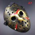 Jason Voorhees Friday the 13th Horror Movie Hockey Mask Scary Halloween Masks. 