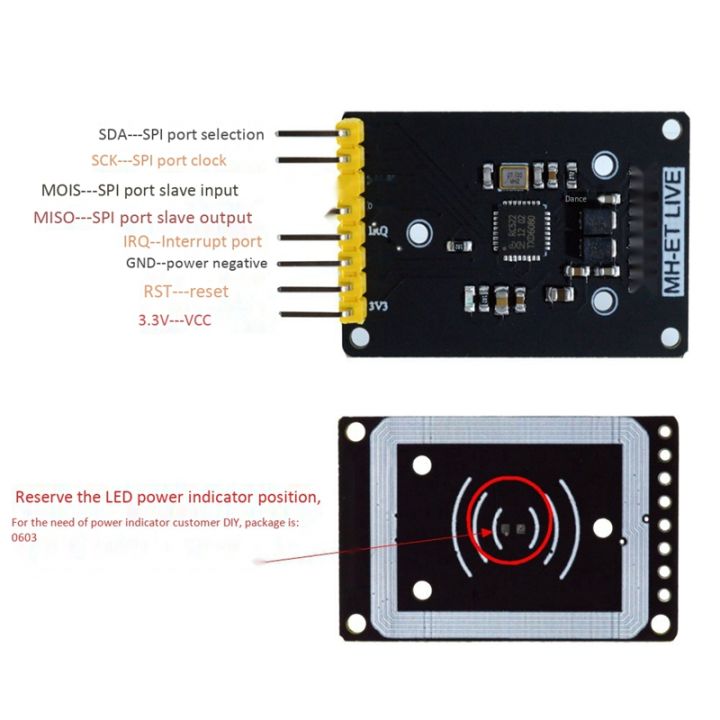 1%20Pcs%20Mini%20Rc522%20Rfid%20Sensor%20Module%20Card%20Reader%20Writer%20Module%20&%201%20Pcs%20ESP32-Audio-Kit%20ESP32%20Audio%20Development%20Board%20-%20Image%206