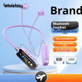 Wenefang Sutuiying LED Long battery Life Wireless Bluetooth Magnetic Headphones HiFi 【2025 High Quality Version】 Sound Neckband Earphones Sports Gamer Headsets Noise Reduction. 