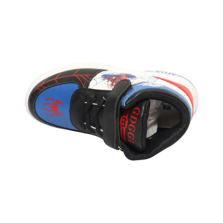 Multicolor%20Spider%20Design%20Fabric%20Sports%20Shoes%20For%20Baby%20Boy%20-%20Image%205