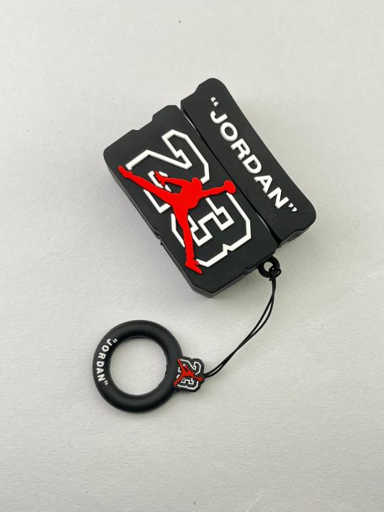 Amo Store Jordan AirPods Pro Case | Premium Silicone Protective Cover | Compatible with AirPods Pro, Pro 2, 3 & 4 | Stylish & Durable Basketball Design