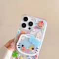 NEW 11 Phone Case15 14 for iPh Charging Phone Case Adapter Stand Magnetic Wireless Kitty Hello Cute Cartoon One 16 Pro Max 16 13 12. 