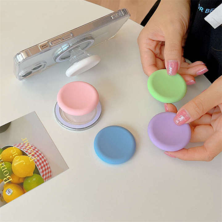 CrashStar%20Macaron%20Solid%20Color%20Liquid%20Silicone%20Folding%20Holder%20Stretchable%20Foldable%20For%20iPhone%20Samsung%20Huawei%20Xiaomi%20Redmi%20Infinix%20MagSafe%20Phone%20Case%20Desktop%20Stand%20-%20Image%202