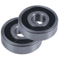 6200RS Shielded single row deep groove ball bearing 10mm x 30mm x 9mm 2 pieces. 