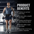 VALEO EVA Weight Lifting Belt, Comfortable Lumbar & Back Support, Auto Locking Weight Belt To Keep Body In Proper Shape, Gym Belt For Squats, Deadlift, Cross Training & Powerlifting. 