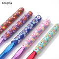 Sutuiying 5pcs Aluminum Alloy Knitting Needles Crochet Hooks Weave Crochet High Quality Needles Set Sweater Knitting Yarn Knit hook Tool 6.5/7/8/9/10mm. 