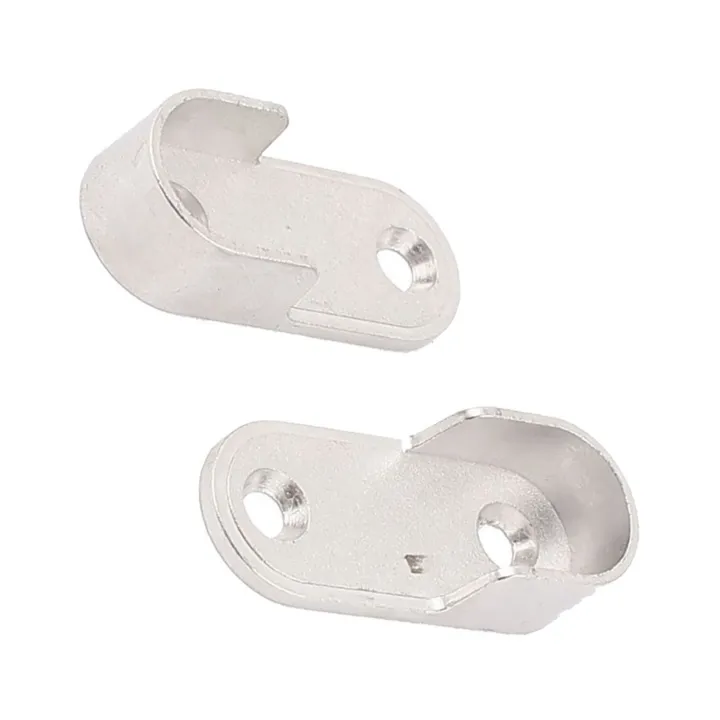 fasdaga%20Oval%20Wardrobe%20Hanging%20Rail%20Rod%20End%20Bracket%20Support%20Silver%20Tone%202%20Pair%20-%20Image%203