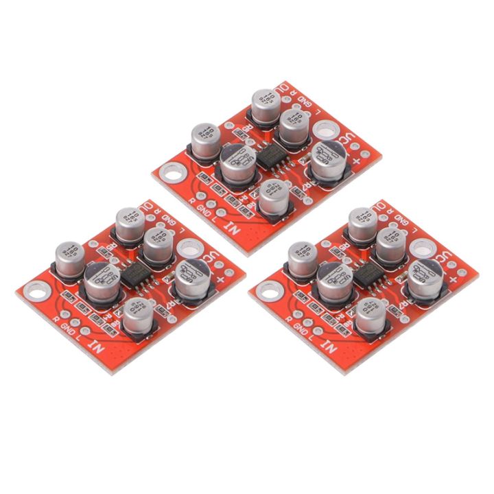 DC 5V-15V 12V AD828 Stereo Preamp Power Amplifier Board Preamplifier Module 3Pcs