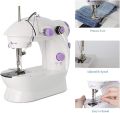 Portable Sewing Machine Mini Adjustable Electric 2-Speed Double Thread Handheld Sewing Embroidery Machine. 
