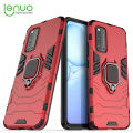 Lenuo Phone Case for vivo V19 Silicone PC Metal Ring Holder Cover. 