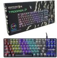 Imperion Trooper 7 Kg-M07F Compact 87 Keys 75% Rgb Gaming Mechanical Keyboard -- Blue Switch Clicky Tenkeyless 10Keyless Thock Stable Stabilizer Gamers Computer Games Pc Laptop Desktop Usb Office Wired Fast Typing Wasd Input. 