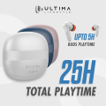 Ultima Atom 820 Earbuds With 25Hrs Playtime | Fast Charging | 13MM Drivers | IPX5 Sweat Proof | ENC Noise Cancellation Bluetooth Wireless Earbuds. 