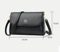 Ladies Side Bag Pu Leather Shoulder Bag Messenger Bag Hand Bag Flap Covered Bag Come With 2 Shoulder Strap for Daily Use. 