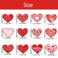 2024 Valentine'S Day Spiral Charms Valentine'S Day Heart Party Charms Easy Install Easy to Use. 