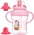 BuddsBuddy Pink 3 Stage Training Sipper Cup Set 210ml (1pc). 