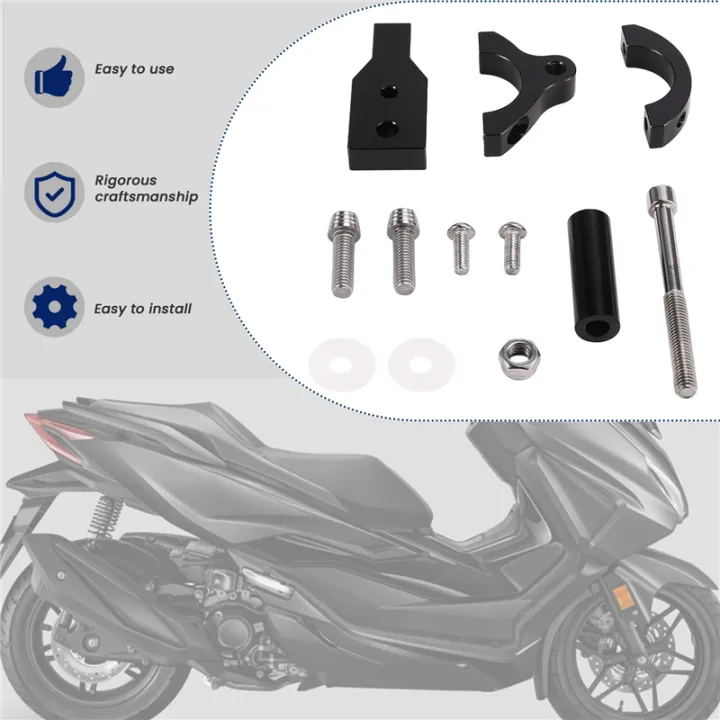 Ktteay%20Motorcycle%20Accessories%20Steering%20Stabilizer%20Adjustable%20Damper%20Mounting%20Bracket%20Kit%20for%20Forza350%20350%20NSS350%20-%20Image%205