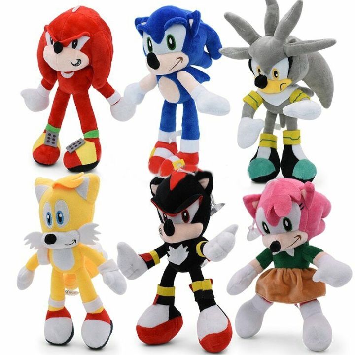 6%20Styles%20Sonic%20the%20Hedgehog%20Shadow%20Tails%20Amy%20Rose%20Soft%20Plush%20Toys%20Stuffed%20Dolls%20-%20Image%204
