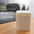 H20 2000ML Large Capacity Multicolor Night Light Humidifier For Desktop, Bedroom. 