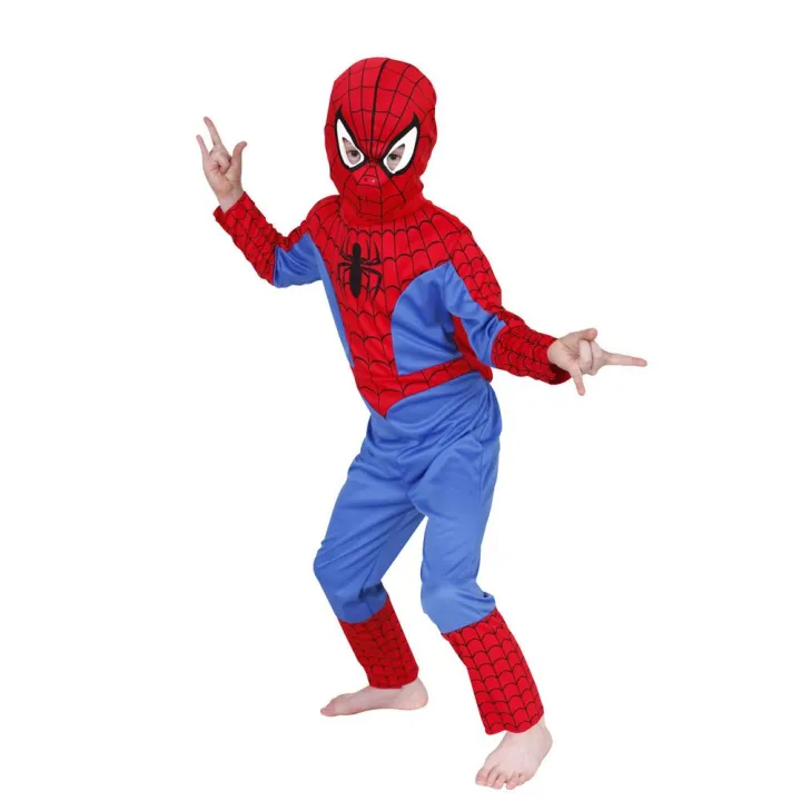 Kids%20Spiderman%20Costume%20With%20Cloth%20Mask%20%7C%20Polyester%20Spiderman%20Costume%20For%20Kids%20%7C%20Cute%20Spiderman%20Outfit%20For%20Kids%20-%20Image%202
