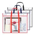 FORIDE 3 Pack Large Poster Storage Bag Bulletin Board Holder Art PVC Folder with Pocket Transparent Art Portfolio Organizer. 