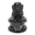 Black Color Lord Shiva Linga Charmukhi (Four Faced) Statue Big In Size For Religious Purpose 11 CM. 