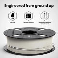 3D Printing Filament ABS (Pure White). 